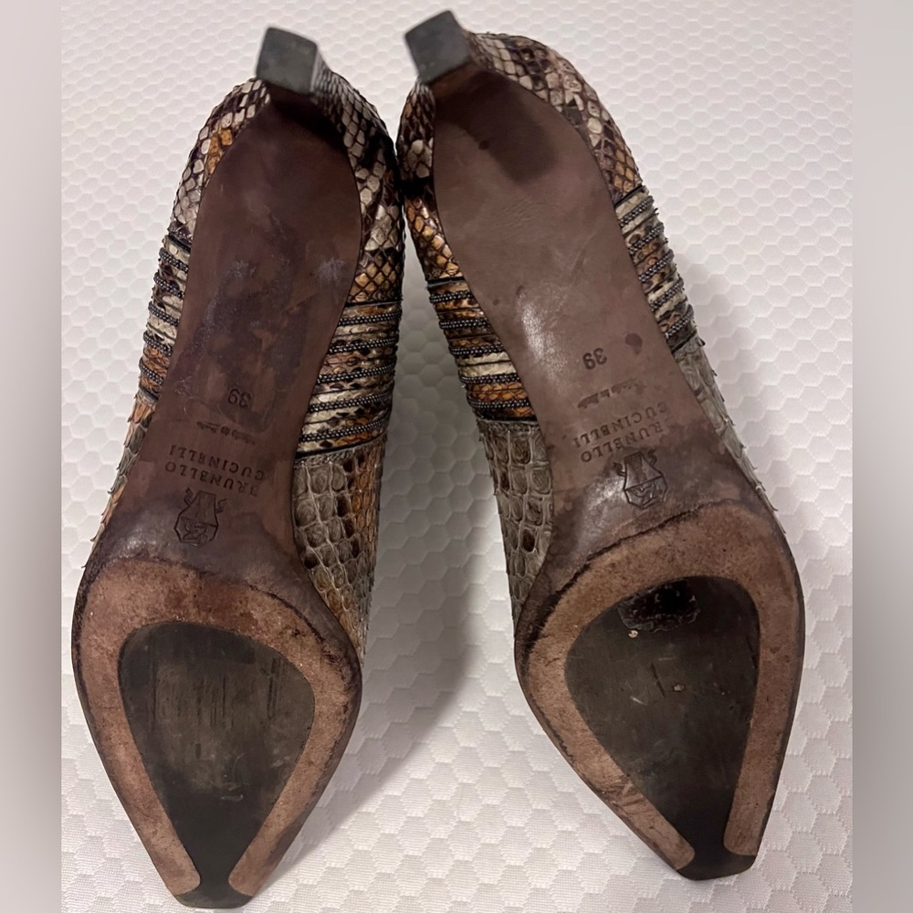 Brunello Cucinelli ($2295) Women’s Python Beaded … - image 7